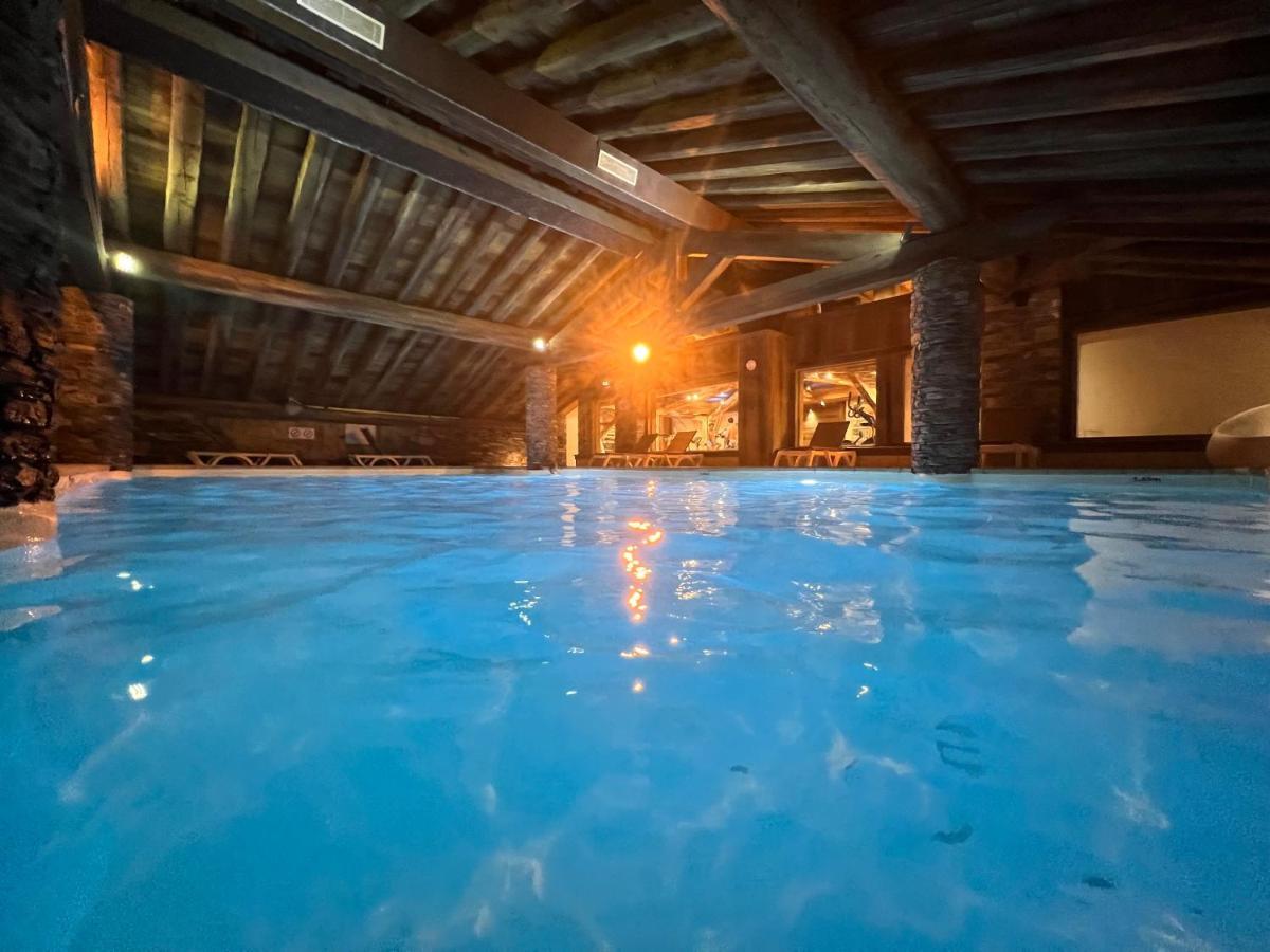 Appartement ski aux pieds dans résidence premium piscine, sauna hamam Saint-Martin-de-Belleville Exterior foto